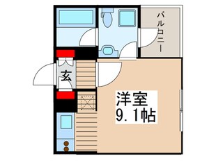 コンフォリア上野広小路の物件間取画像